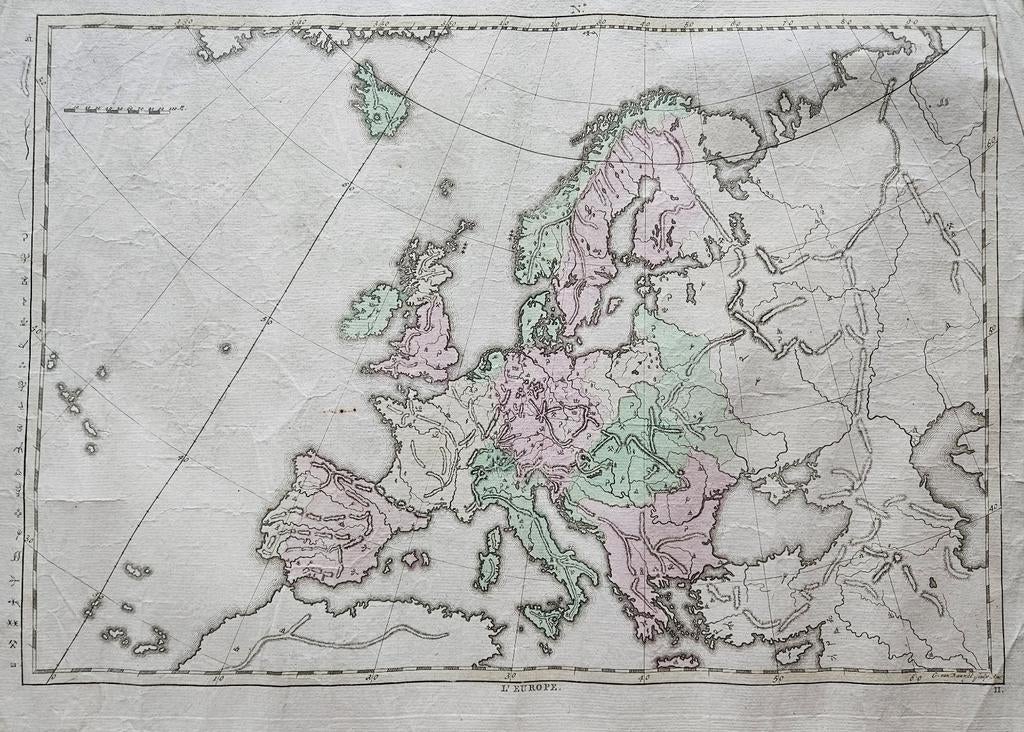 Europa, handgekleurd, 50 euro, KOOPJE, Ophalen of Verzenden