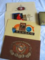 sigaren doosje -reclame papier, Ophalen of Verzenden, Gebruikt, Tabaksdoos of Verpakking