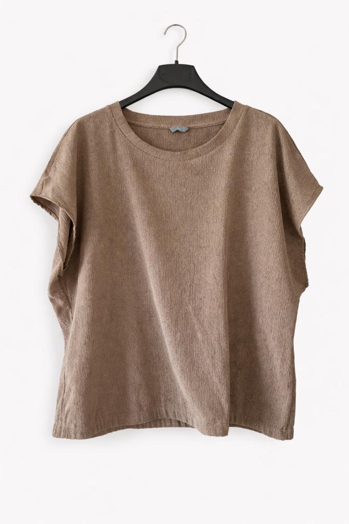 Shirt top maat 46 bruin, Kleding | Dames, Tops, Bruin, Zeeman, Maat 46/48 (XL) of groter, Ophalen of Verzenden