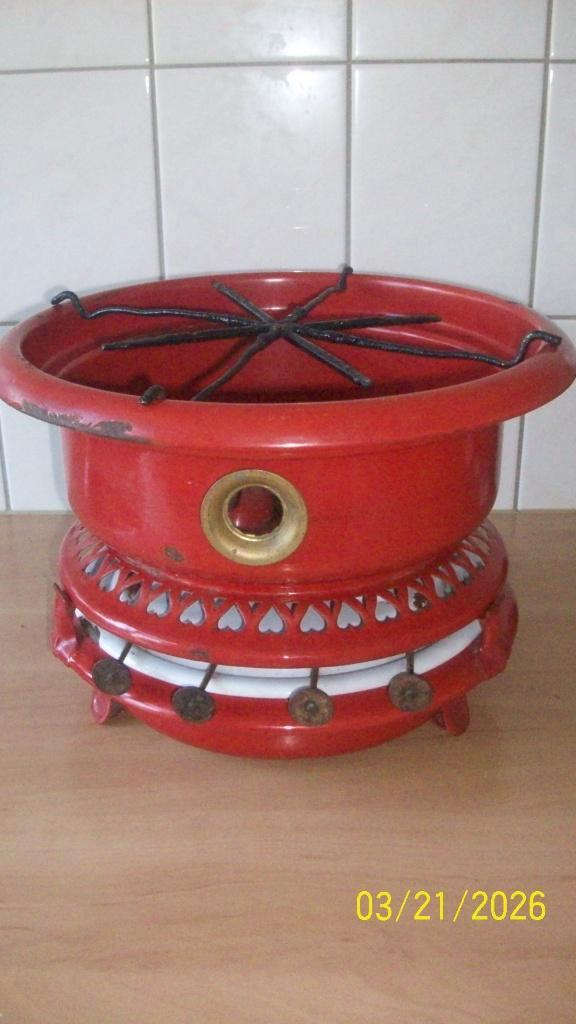 Petroleumstel, 4 pits merk Haller, Antiek en Kunst, Antiek | Keukenbenodigdheden, Ophalen of Verzenden