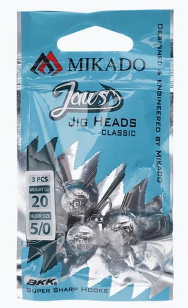 Mikado Jaws Jigkoppen 15g 5/0 met BKK haken NIEUW (3 stuks), Watersport en Boten, Hengelsport | Roofvissen, Nieuw, Ophalen of Verzenden
