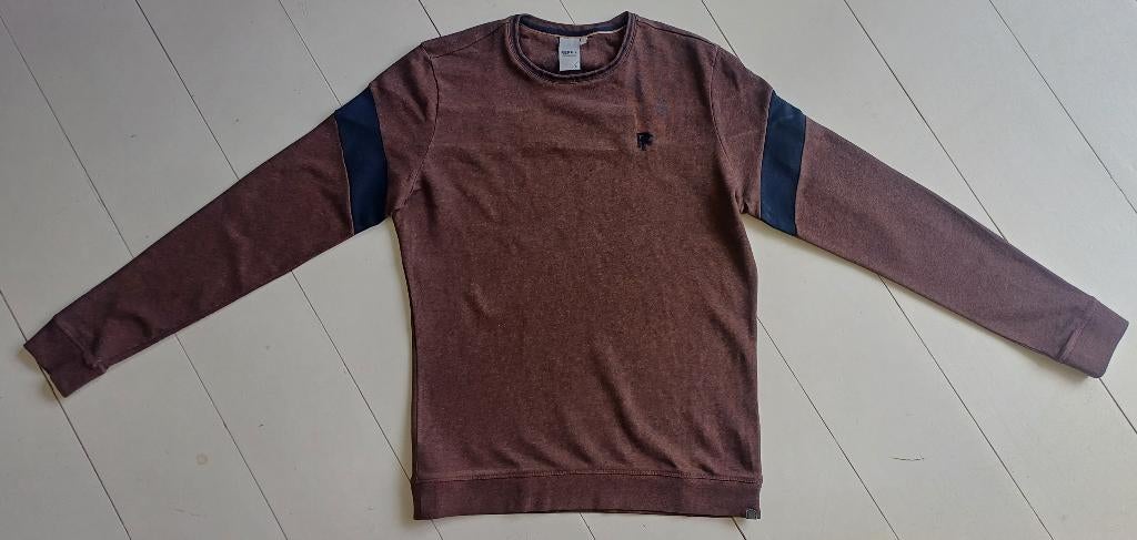 Caramel bruine sweater van Refill, Kleding | Heren, Bruin, Refill, Zo goed als nieuw, Verzenden