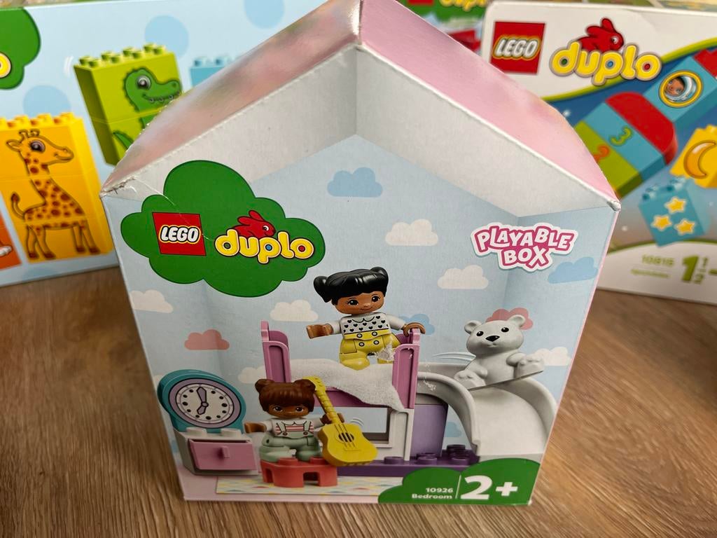 LEGO Duplo Slaapkamer Speelbox 10926, Kinderen en Baby's, Speelgoed | Duplo en Lego, Ophalen of Verzenden, Zo goed als nieuw, Complete set