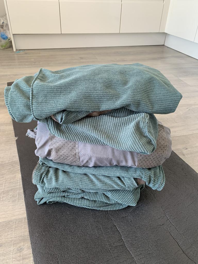 Bankhoezen en hocker hoes KIVIK, 125 cm of meer, Zo goed als nieuw, 75 tot 100 cm, Ophalen of Verzenden