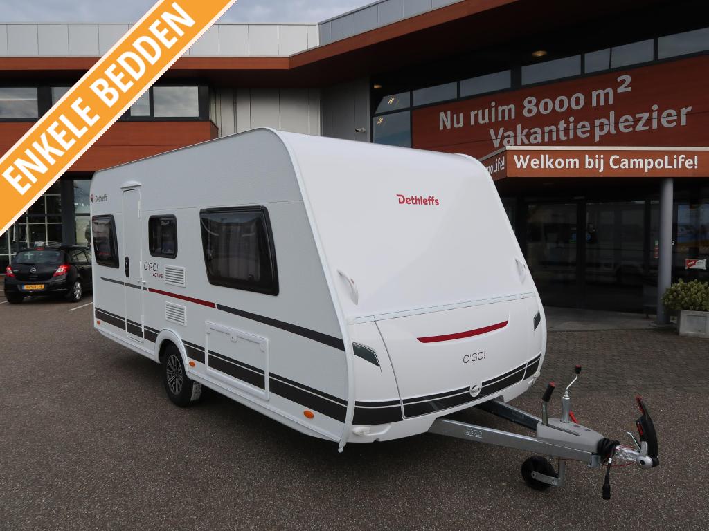 Dethleffs C'Go 475 EL !! ACTIVE ACTIEPAKKET !!, Caravans en Kamperen, Caravans, Tot en met 3, Dethleffs, Schokbreker, 5 tot 6 meter
