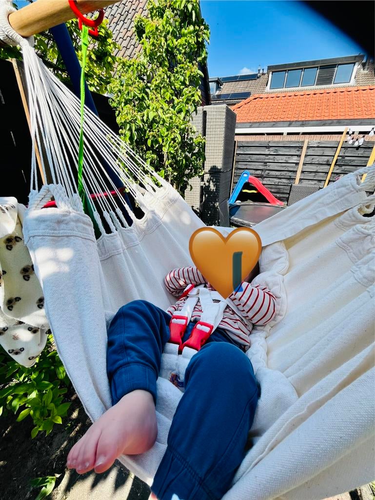 La siësta hangmat voor baby's, Ophalen of Verzenden, Gebruikt, Eenpersoons, Buiten