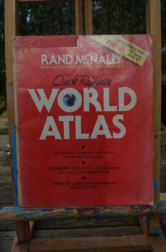 Rand McNally - Quick reference world atlas, Boeken, Atlassen en Landkaarten, Gelezen, Overige atlassen, Ophalen of Verzenden, 1800 tot 2000