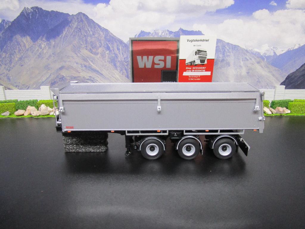 Wsi 03-1003 White Line , Asfalt / Zand Kipper 3as., Hobby en Vrije tijd, Modelauto's | 1:50, Ophalen, Nieuw, Bus of Vrachtwagen