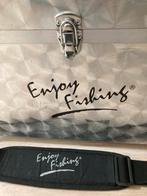 Enjoy Fishing viskoffer met zitje en opberglades, Ophalen, Zo goed als nieuw, Koffer of Tas