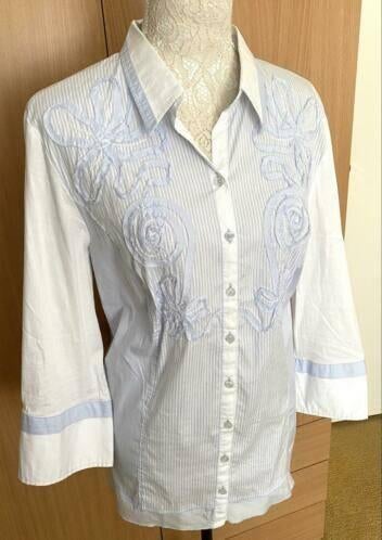 Insight blouse maat 48, Ophalen of Verzenden, Zo goed als nieuw, Maat 46/48 (XL) of groter, Blauw