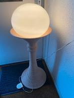 Doria vloerlamp - Keramiek met wit glazen bol, Ophalen, Gebruikt, Glas, 100 tot 150 cm