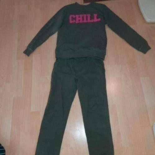 146 joggingpak groen, Kinderen en Baby's, Kinderkleding | Maat 146, Verzenden, Meisje, Sport- of Zwemkleding