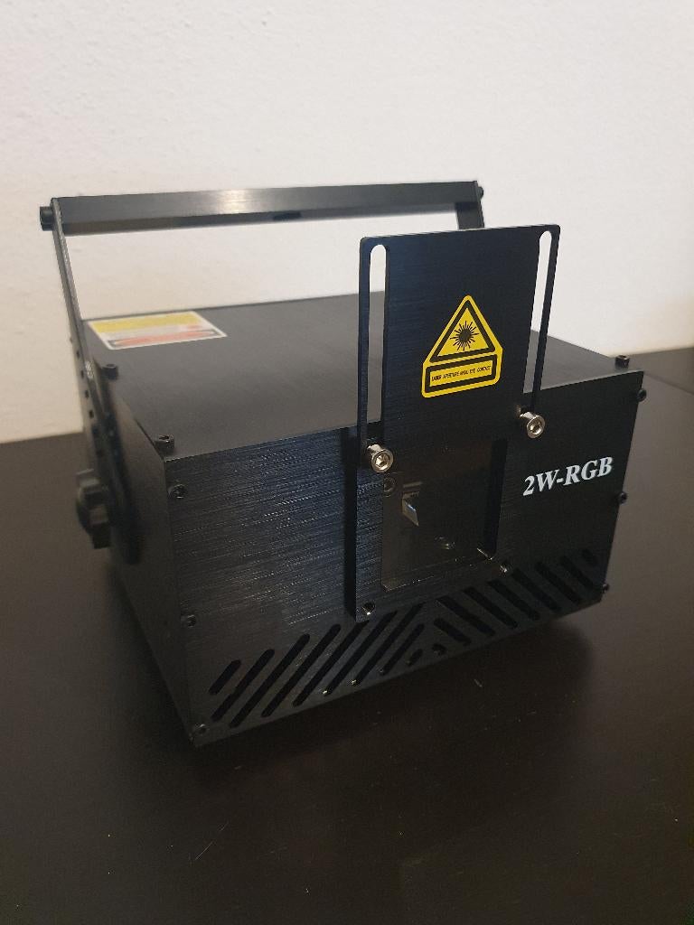 2 watt RGB full diode 25K ILDA color laser projector 2000mW, RGB-Lasers, Nieuw, Ophalen of Verzenden, Laser