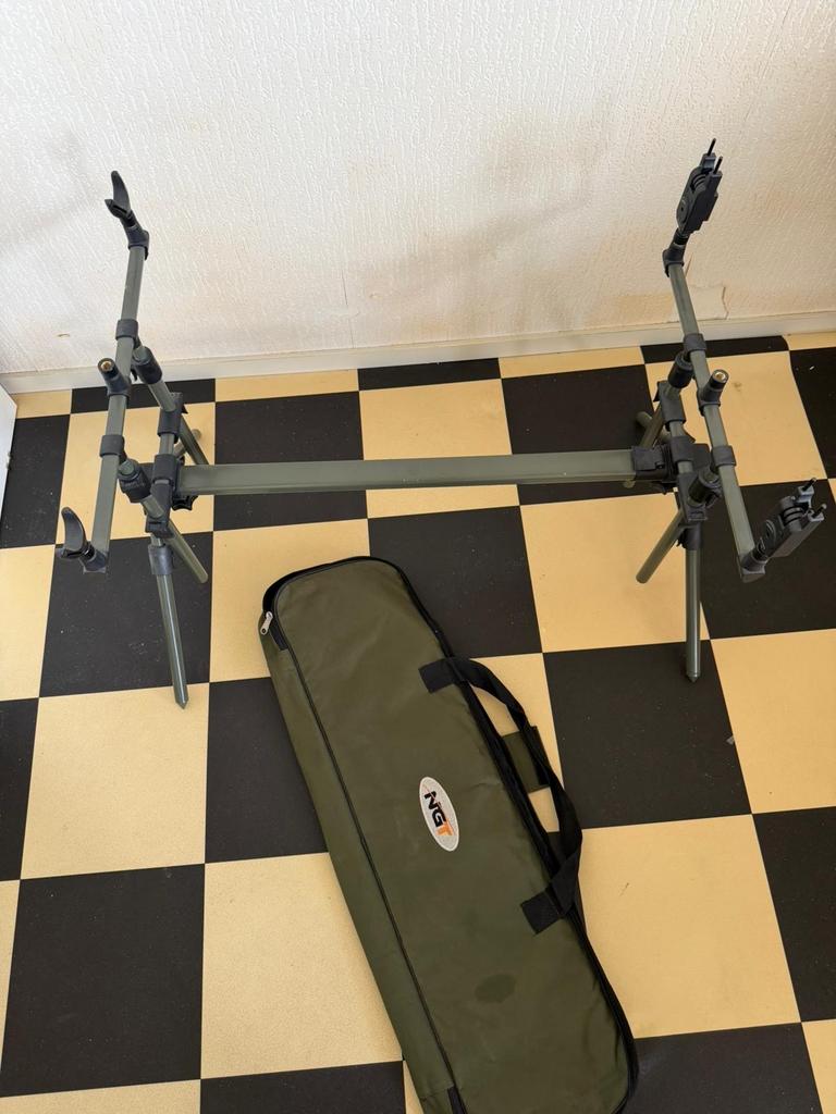 NGT Vishengelstandaard met draagtas, Ophalen, Gebruikt, Overige typen