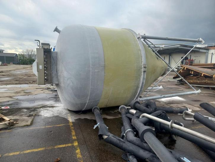 Polyester bulktank / silo - DCE stofbeheersingsapparatuur, Zakelijke goederen, Machines en Bouw | Industrie en Techniek, Ophalen
