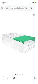 Nieuw konijnenren verzinkt metaal kwaliteit, Dieren en Toebehoren, Knaagdieren en Konijnen | Hokken en Kooien, 110 cm of meer