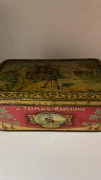Vintage J. Tomas Barcelona Don Quichot blikken doos, Ophalen of Verzenden