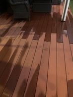 21 m2 Composiet vlonderplanken voor overkapping/terras, Ophalen, Gebruikt, Composiet