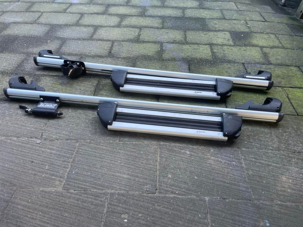Dakdragers met ski-uitbreiding voor Golf 6 (HAKR Brio), Auto diversen, Dakdragers, Ophalen of Verzenden, Gebruikt