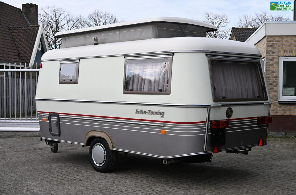 Eriba Touring Troll 540 LMT Retro incl. Luifel zeer netjes!, Caravans en Kamperen, Caravans, Standaardzit, Bedrijf, Eriba, Tot en met 3