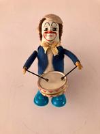 Schuco 986/1 clown met trommel met zeldzame BLAUWE schoenen, Ophalen of Verzenden