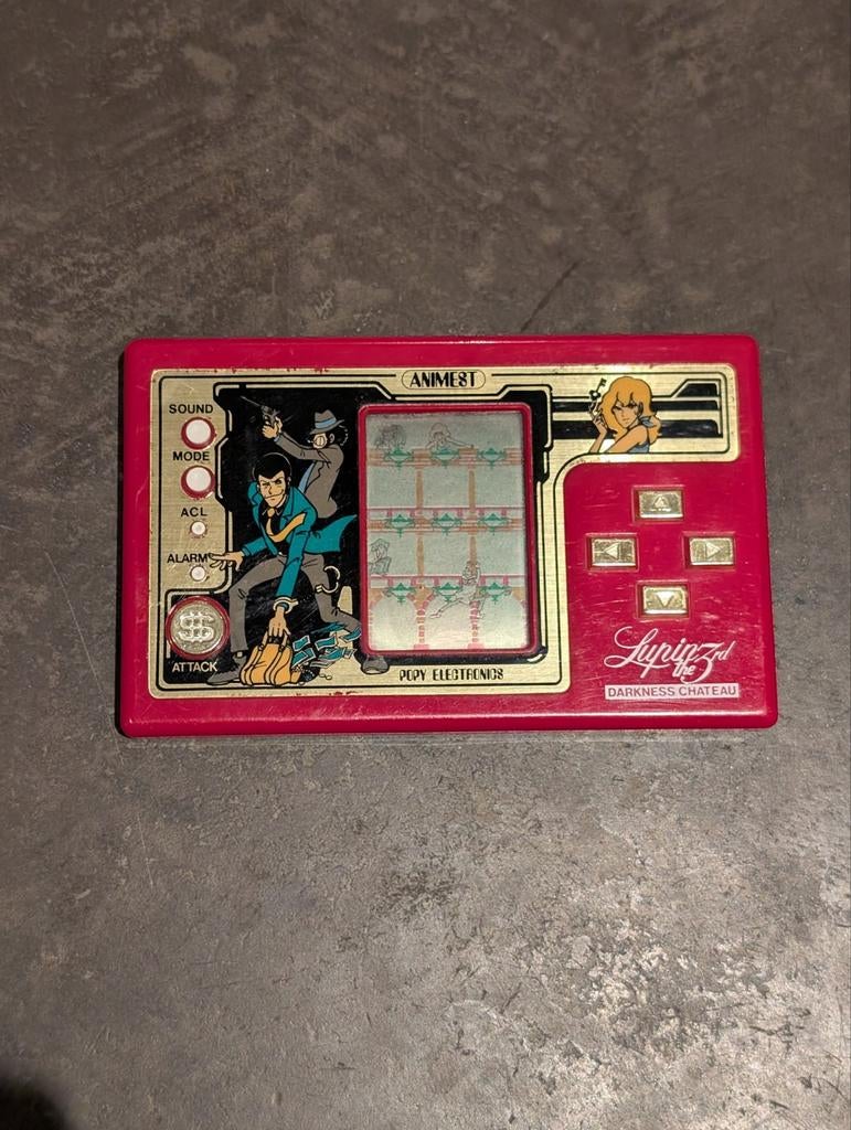 Vintage Popy Electronics Lupin the 3rd LCD Game, 1 speler, Ophalen of Verzenden, Zo goed als nieuw, Vanaf 18 jaar