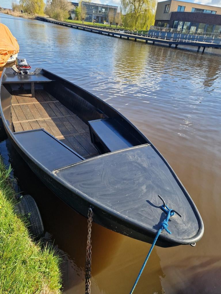 Vlet sloep visboot met nieuwe tent, Ophalen, Gebruikt