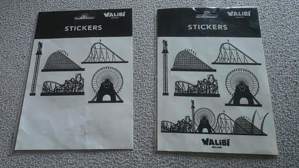 Walibi! stickers, Ophalen of Verzenden, Zo goed als nieuw, Overige typen