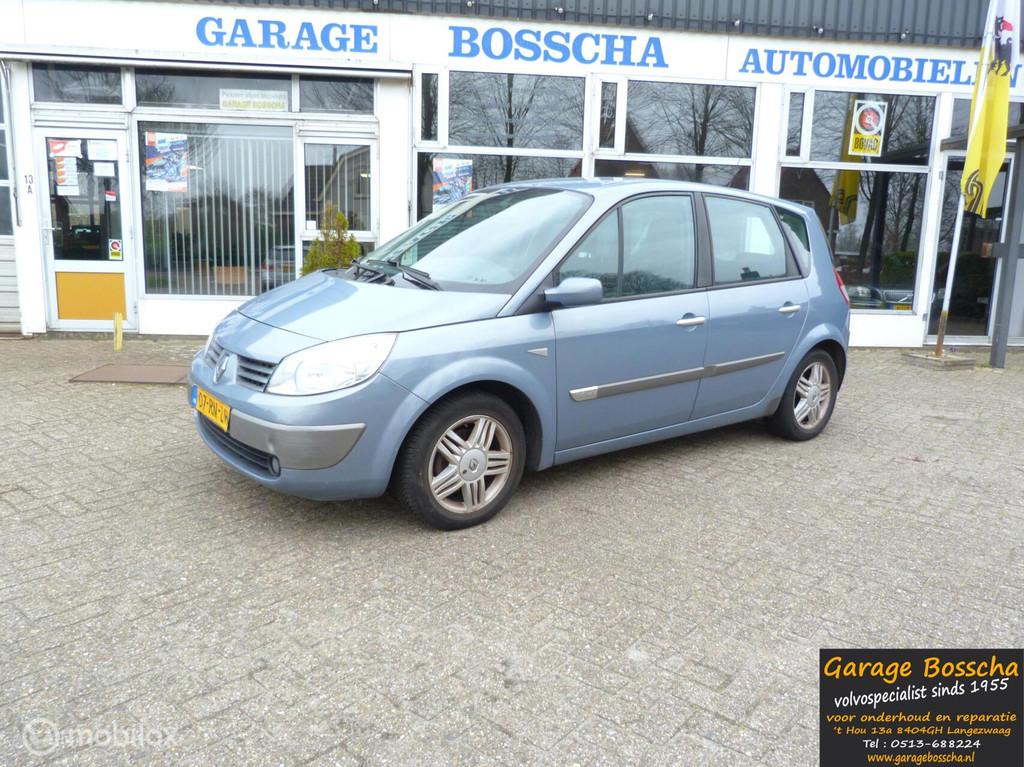 Renault Scenic 1.6-16V Tech Line automaat, Auto's, Renault, 1345 kg, Gebruikt, Zwart, 4 cilinders