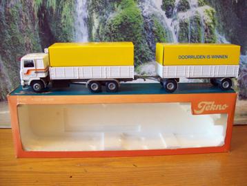 Tekno - Volvo F 1225 - metalen Huif/combi -   in doos beschikbaar voor biedingen