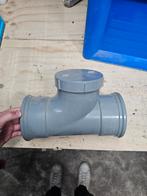PVC ontstoppingsstuk met schroefdeksel manchet, 125 mm, Doe-het-zelf en Verbouw, Buizen en Afvoer, Afvoer, Gebruikt, Pvc, 60 tot 80 mm