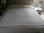 Witte Katoenen Sprei/Deken 133x140, Eenpersoons, Wit, Ophalen of Verzenden, Deken of Dekbed