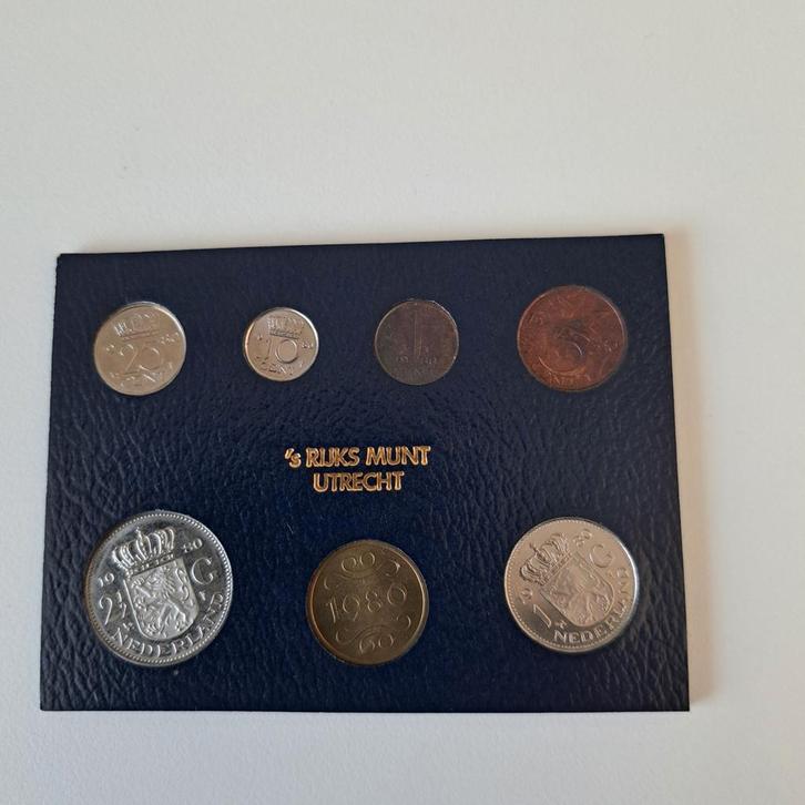 1980 Rijksmunt Utrecht Jaarset Gulden, Postzegels en Munten, Munten | Nederland, Setje, Koningin Juliana, Ophalen of Verzenden
