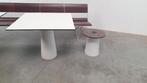 Moooi container table + low voet wit classic dutch design, Ophalen, Kunststof, Gebruikt, Moooi