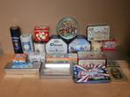 Vintage blik partij verzameling diverse blikje collectie 19x, Ophalen of Verzenden, Gebruikt, Koek(jes), Overige merken