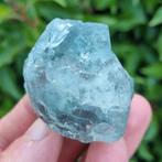 Zeldzame blauwe topaas met beëindigingen, Ophalen of Verzenden, Mineraal