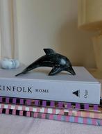 Decoratief beeldje dolfijn, vermoedelijk brons, Antiek en Kunst, Antiek | Koper en Brons, Ophalen of Verzenden