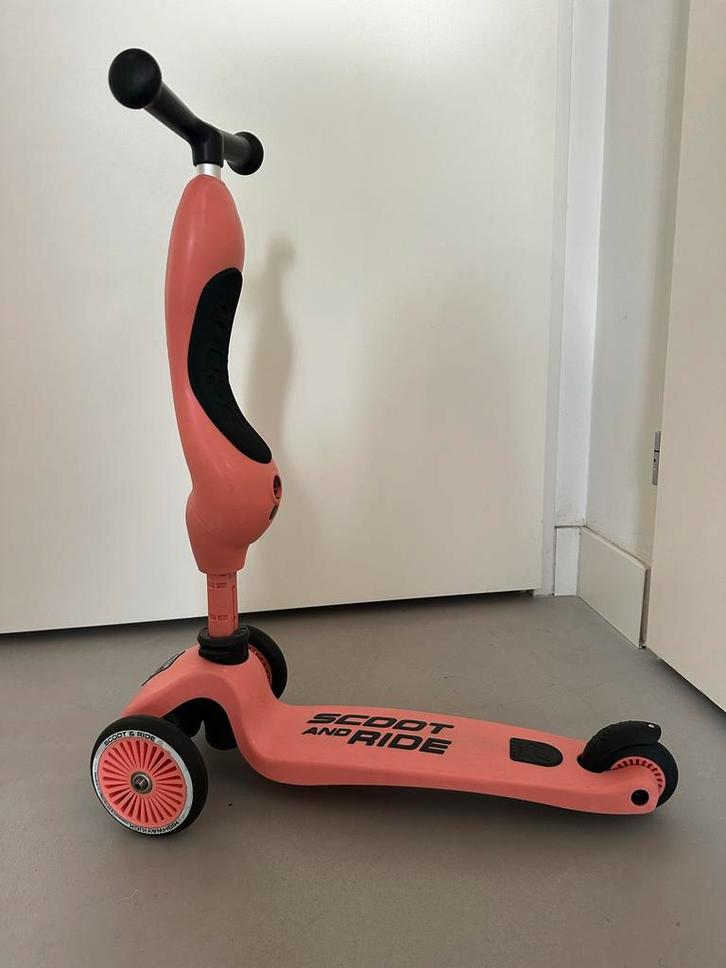 Roze Scoot and Ride step, Kinderen en Baby's, Speelgoed | Buiten | Voertuigen en Loopfietsen, Gebruikt, Loopfiets, Ophalen