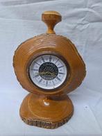 vintage klok opwindbare bureauklok van Waterbury, Ophalen of Verzenden