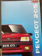 Folder van Peugeot 205 GTI, 1989, Ophalen of Verzenden, Nieuw, Peugeot