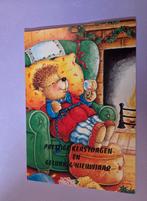 Meneer Egel zit met glas wijn in stoel bij open haard, Verzenden, Gelopen