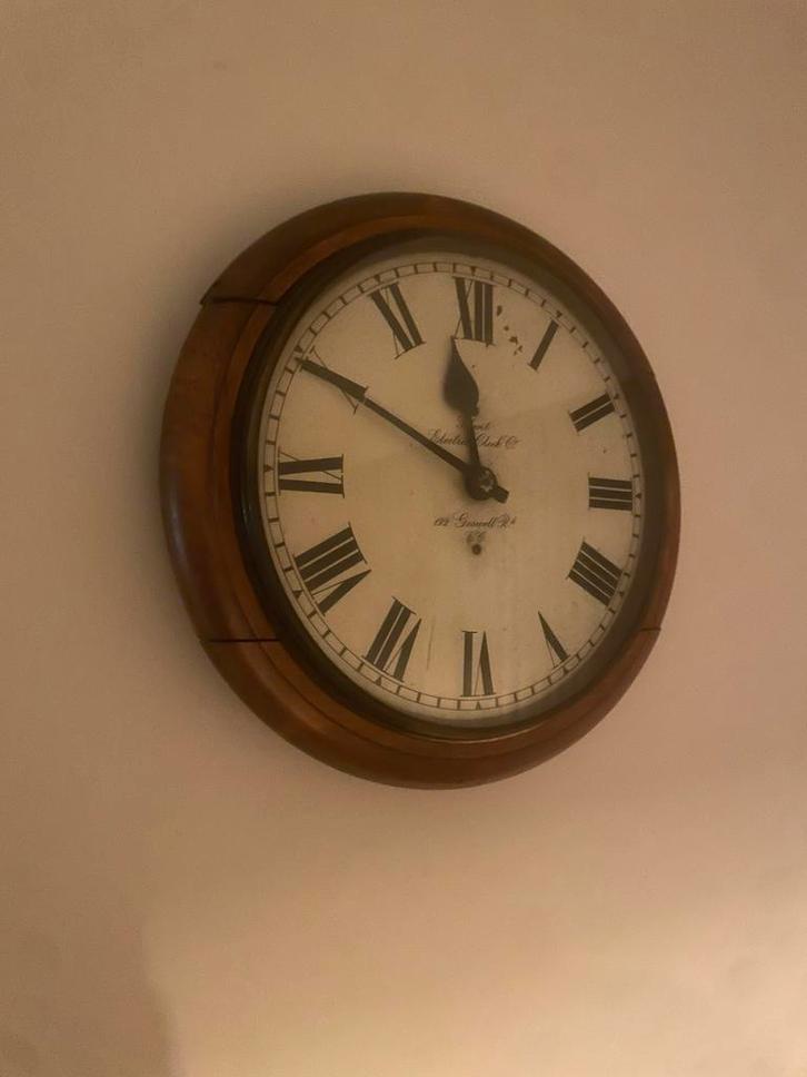 Antiek  engelse  klok, Antiek en Kunst, Antiek | Klokken, Ophalen of Verzenden