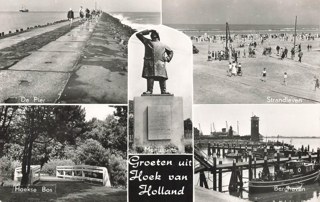 Groeten uit Hoek van Holland, Ophalen of Verzenden, 1960 tot 1980, Ongelopen, Zuid-Holland