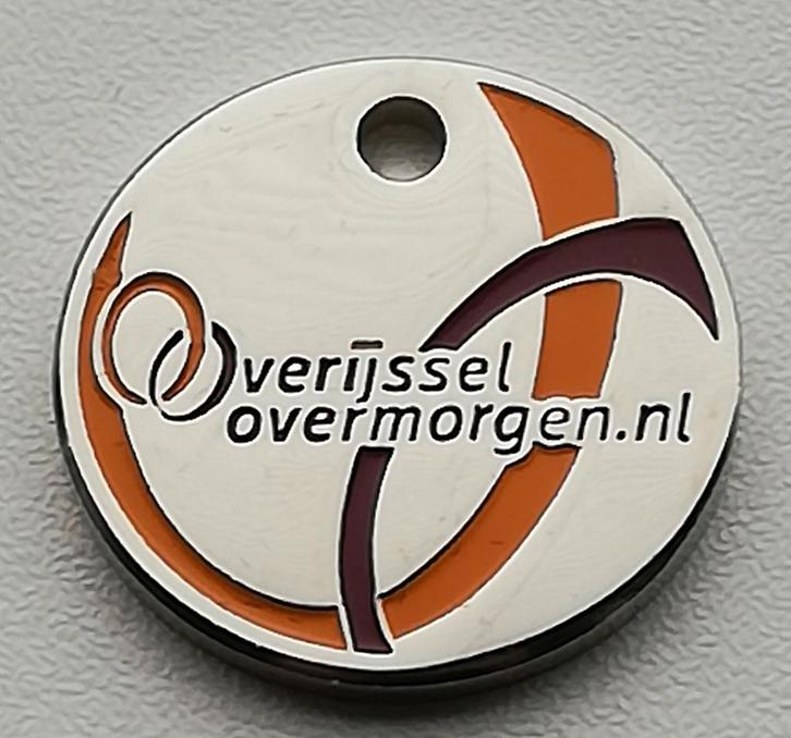 Winkelwagenmuntje Provincie Overijssel, Verzamelen, Winkelwagenmuntjes, Ophalen of Verzenden
