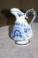 Antieke mooie Kruik , DELFT afbeelding van bloemen, Ophalen of Verzenden