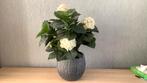 Kunst hortensia in mooie pot, Ophalen, Zo goed als nieuw