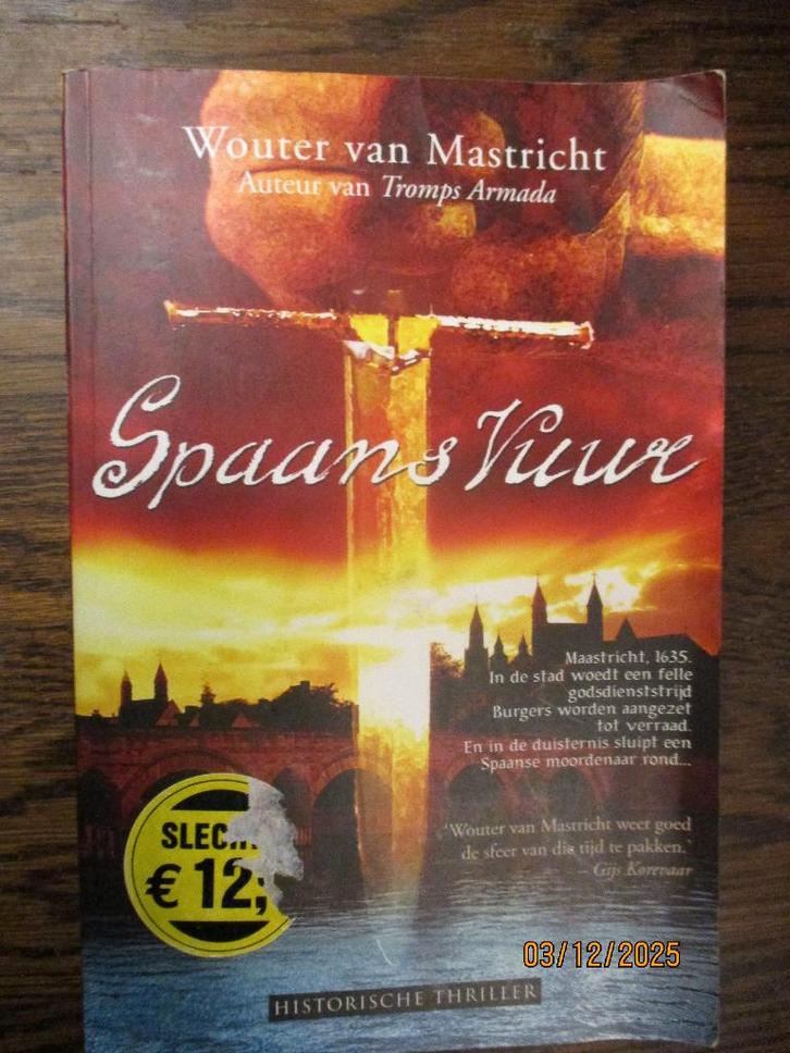 Spaans vuur Auteur: Wouter van Mastricht 978901125105 #, Boeken, Thrillers, Gelezen, Ophalen of Verzenden