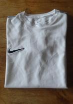 Wit sportshirt (137-147) NIKE (maat m), Ophalen of Verzenden, Nike, Jongen, Sport- of Zwemkleding