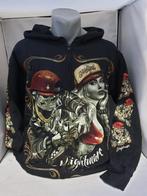 Zwart vest, skull tattoo, printvest, Ophalen of Verzenden, Nieuw, Overige maten, Zwart