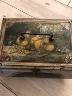 Oud groot stilleven blik, Verzamelen, Blikken, Ophalen of Verzenden, Gebruikt, Overige